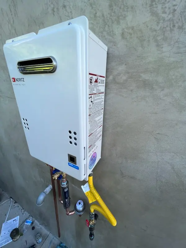 Tankless water heater installation for Picardy Circle homes